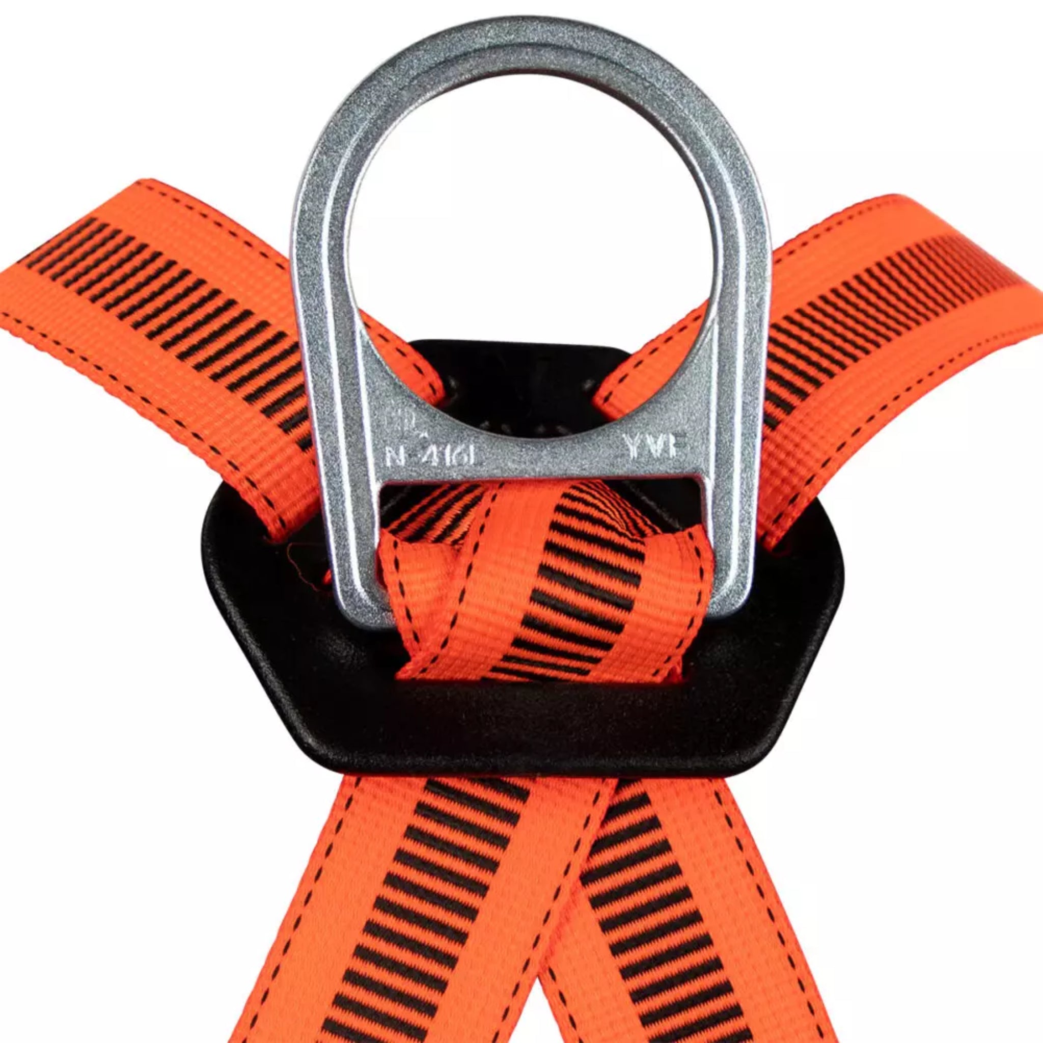 Safewaze FS99281-E V-Line Full Body Harness, Universal, 3D, MB Chest/Legs, back_D-ring_detail