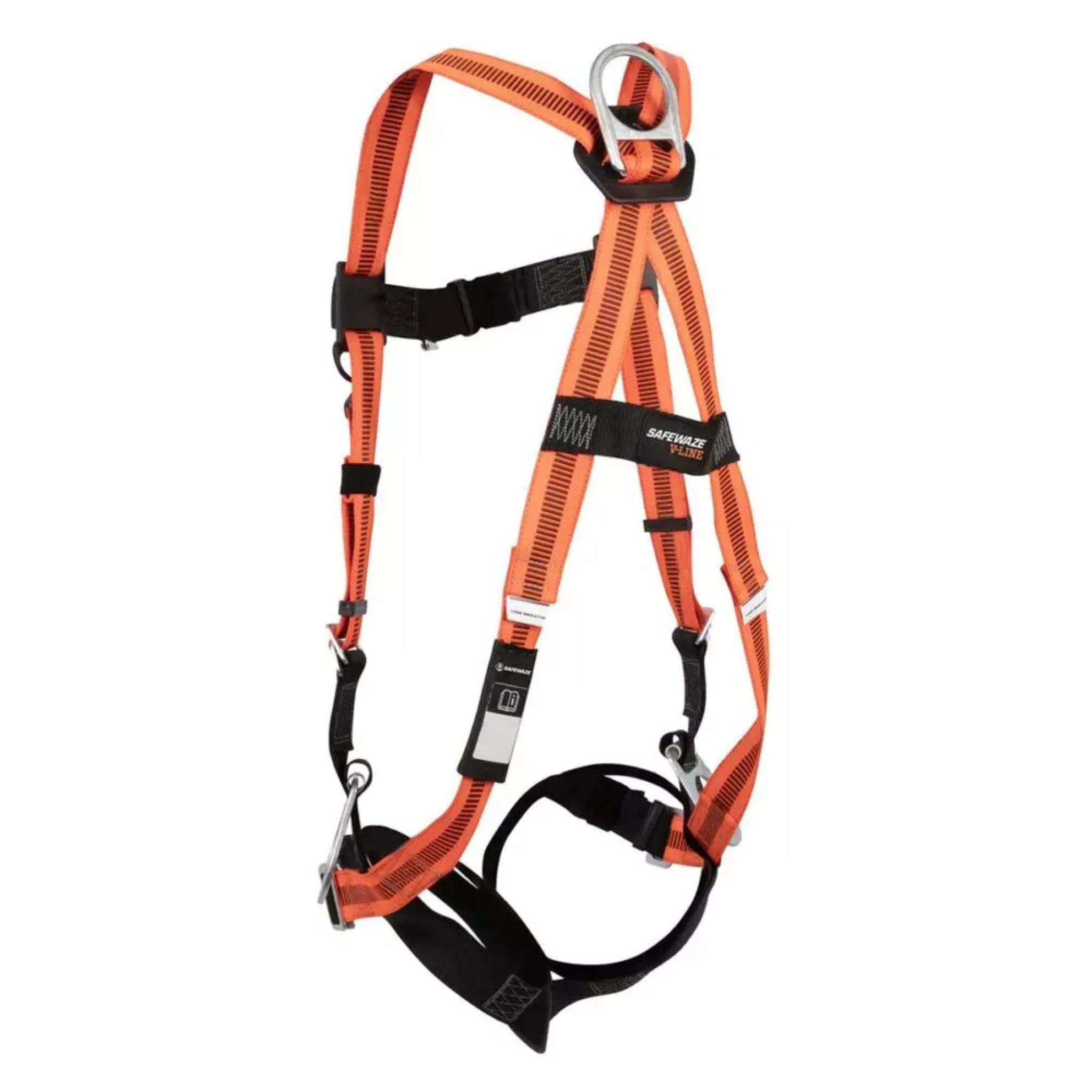 Safewaze FS99281-E V-Line Full Body Harness, Universal, 3D, MB Chest/Legs, back_view_2