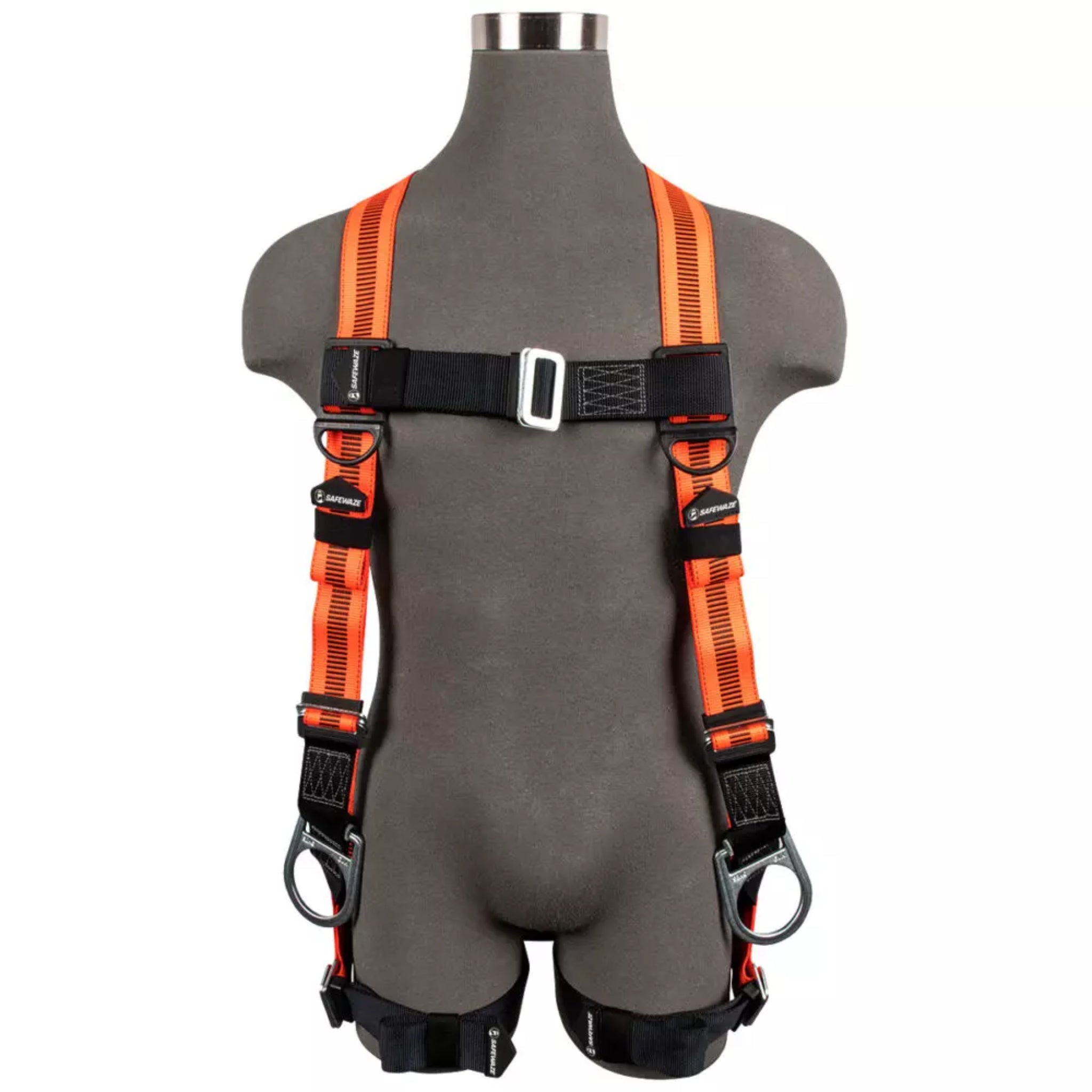 Safewaze FS99281-E V-Line Full Body Harness, Universal, 3D, MB Chest/Legs, front view_2