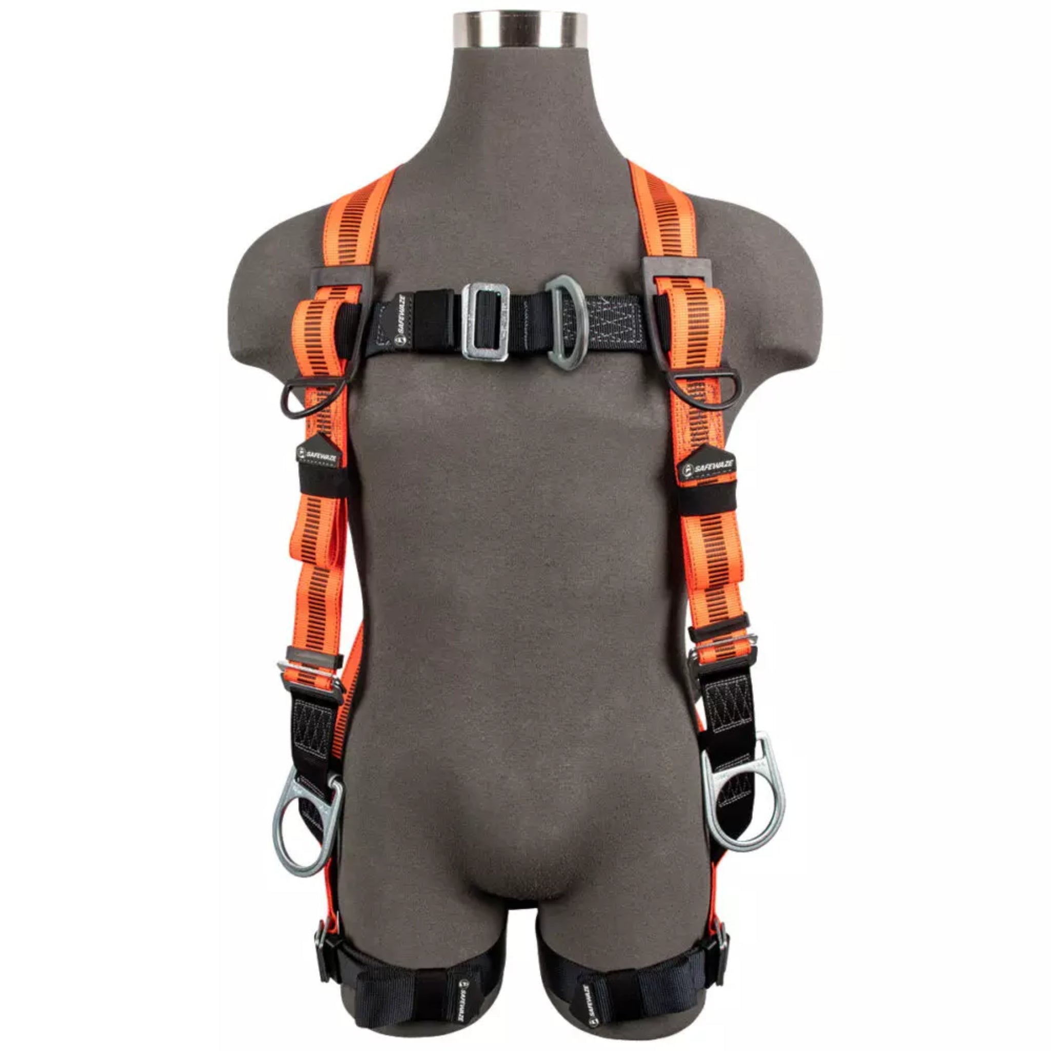 Safewaze FS99281-EFD V-Line Full Body Harness, Universal, 3D, MB Chest, FD, MB Legs, front_image_1