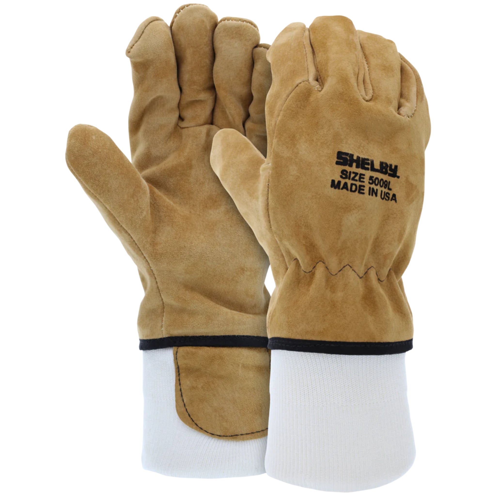 Shelby Specialty Gloves 5009-J Pigskin with Wristlet, Fed, Cal-Osha Glove, Tan, Jumbo, 1 Pair, Image 2