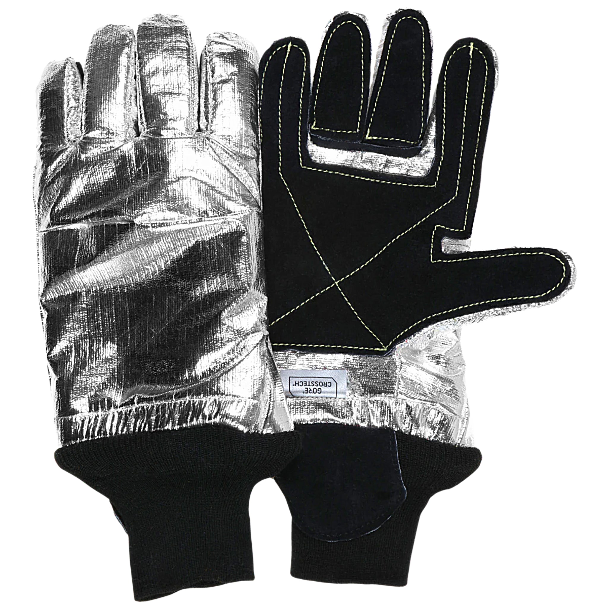 Shelby 5200 Kevlar, Aluminized, NFPA Glove, Silver/Black, 1 Pair, Main Image 2