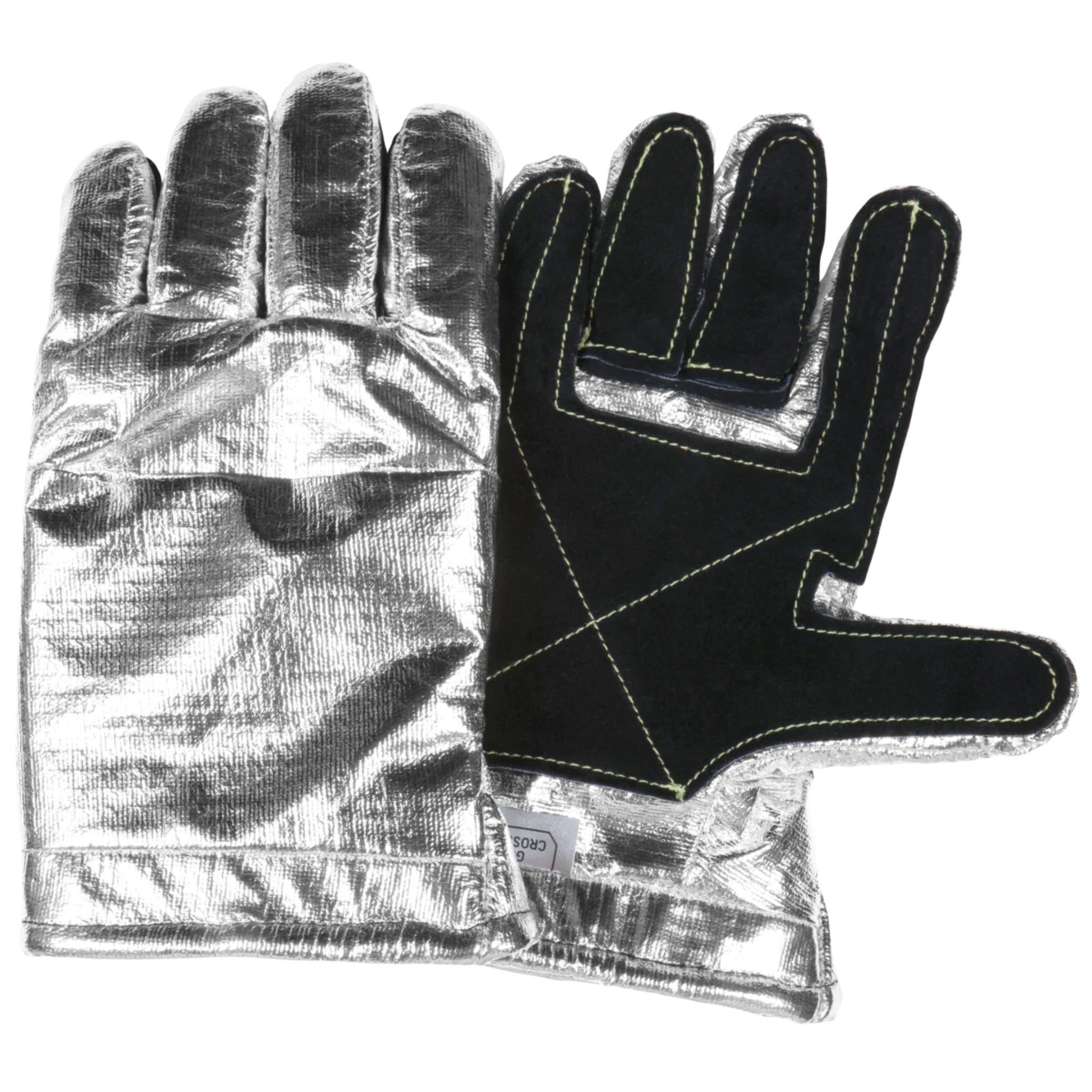 Shelby 5200G Kevlar, Aluminized, NFPA Glove, Silver/Black, 1 Pair, Main Image 2