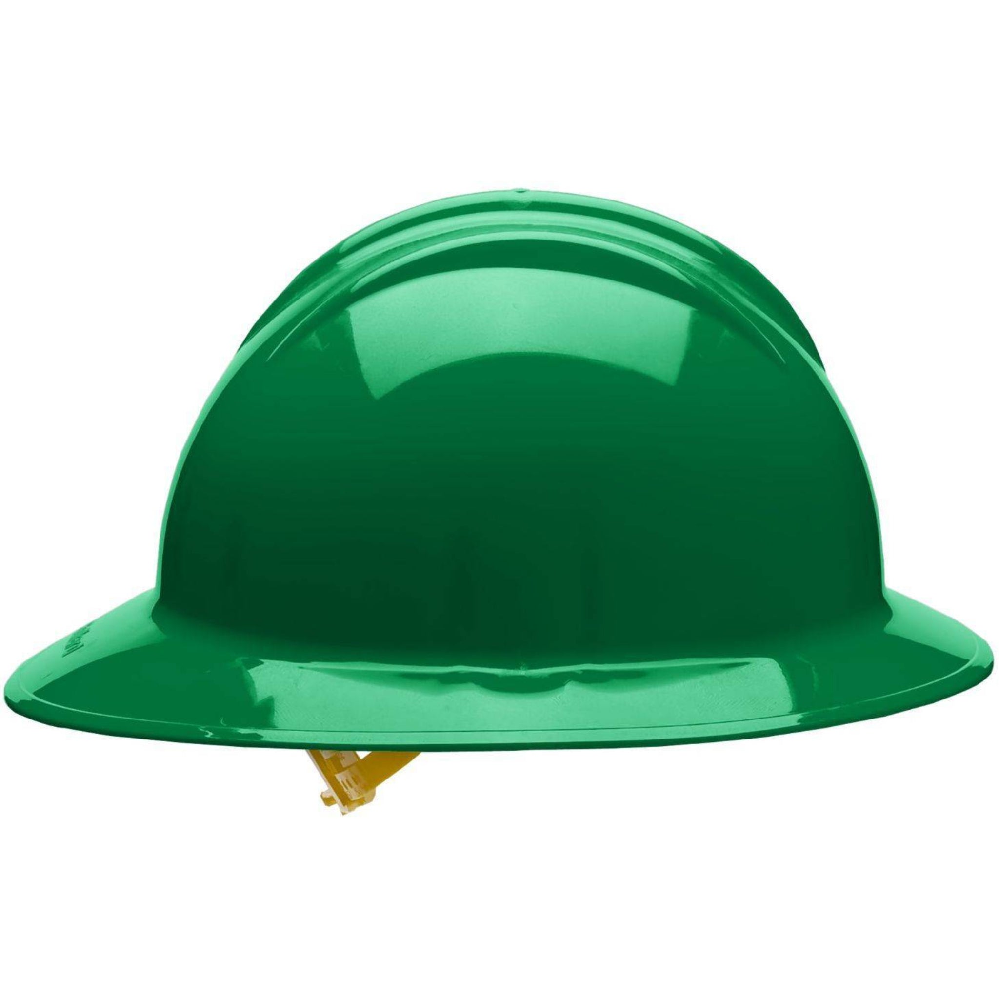 Bullard C33 33KGP 6pt Pinlock Classic Full Brim Style Hard Hat, Kelly Green, 1 Each